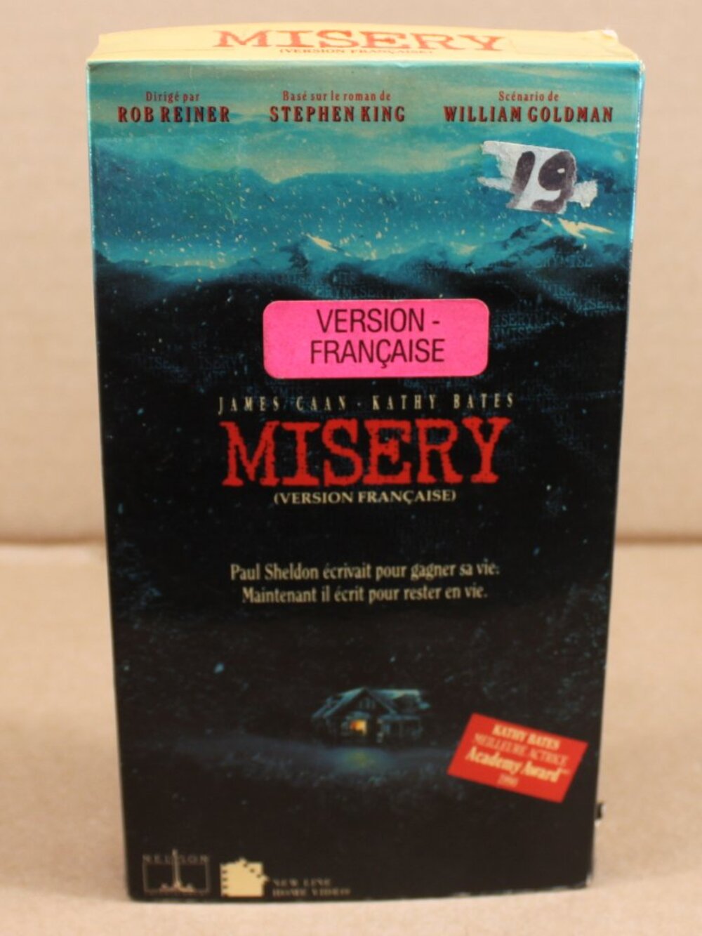 Misery (VHS)(French) Tested